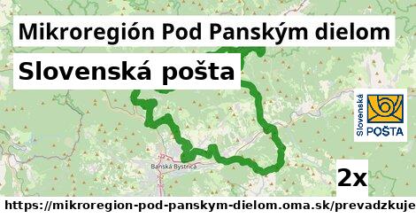 Slovenská pošta, Mikroregión Pod Panským dielom