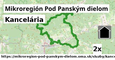 Kancelária, Mikroregión Pod Panským dielom