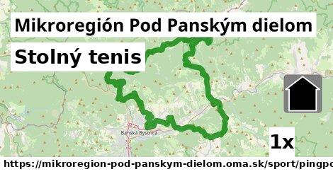 Stolný tenis, Mikroregión Pod Panským dielom