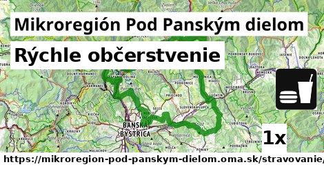 Rýchle občerstvenie, Mikroregión Pod Panským dielom