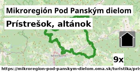 Prístrešok, altánok, Mikroregión Pod Panským dielom