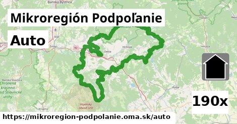 auto v Mikroregión Podpoľanie