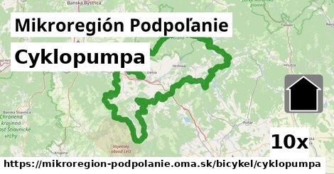 Cyklopumpa, Mikroregión Podpoľanie