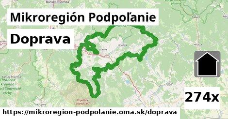 doprava v Mikroregión Podpoľanie