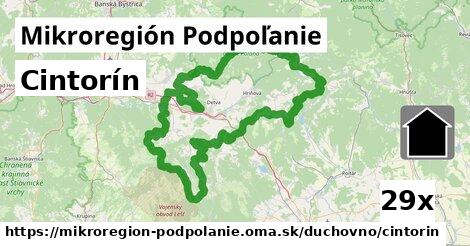 Cintorín, Mikroregión Podpoľanie