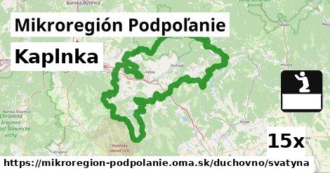 Kaplnka, Mikroregión Podpoľanie