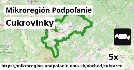 Cukrovinky, Mikroregión Podpoľanie