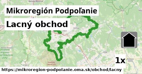 Lacný obchod, Mikroregión Podpoľanie