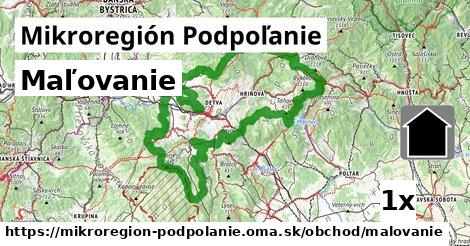 Maľovanie, Mikroregión Podpoľanie