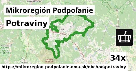 Potraviny, Mikroregión Podpoľanie