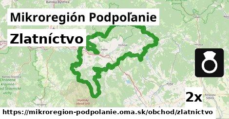 Zlatníctvo, Mikroregión Podpoľanie