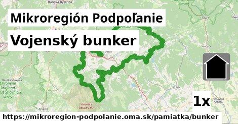 vojenský bunker v Mikroregión Podpoľanie