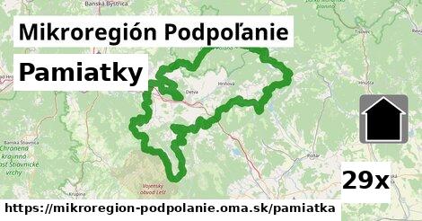 pamiatky v Mikroregión Podpoľanie