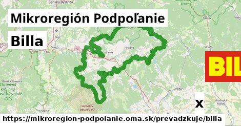 Billa, Mikroregión Podpoľanie