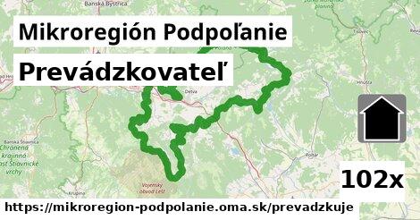 prevádzkovateľ v Mikroregión Podpoľanie