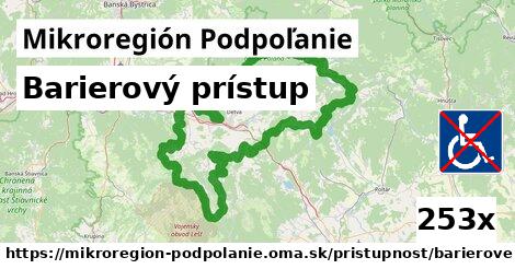 Barierový prístup, Mikroregión Podpoľanie