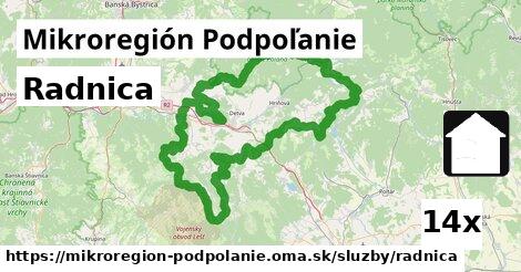 Radnica, Mikroregión Podpoľanie