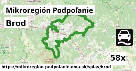 Brod, Mikroregión Podpoľanie