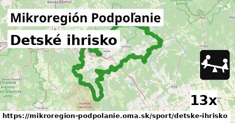 Detské ihrisko, Mikroregión Podpoľanie