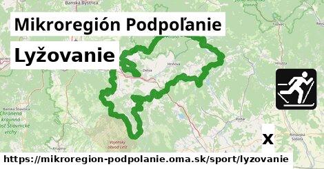 Lyžovanie, Mikroregión Podpoľanie