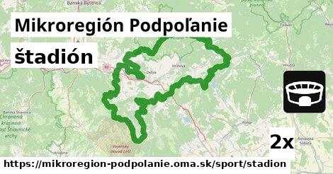 štadión, Mikroregión Podpoľanie