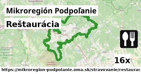 Reštaurácia, Mikroregión Podpoľanie