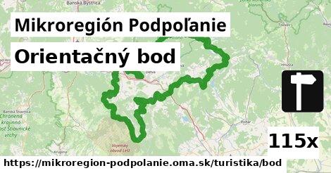 Orientačný bod, Mikroregión Podpoľanie