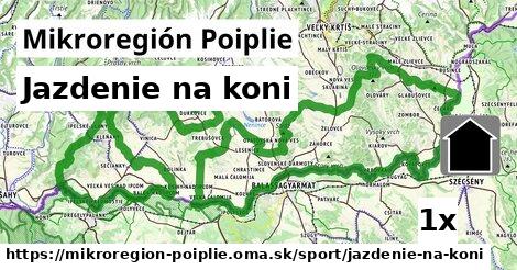 jazdenie na koni v Mikroregión Poiplie
