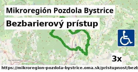 Bezbarierový prístup, Mikroregión Pozdola Bystrice