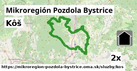 Kôš, Mikroregión Pozdola Bystrice