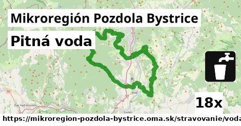 Pitná voda, Mikroregión Pozdola Bystrice