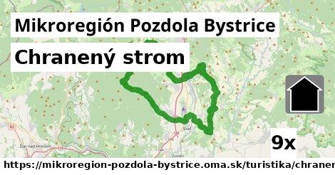 Chranený strom, Mikroregión Pozdola Bystrice