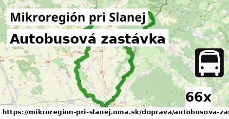 Autobusová zastávka, Mikroregión pri Slanej