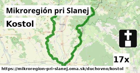 Kostol, Mikroregión pri Slanej