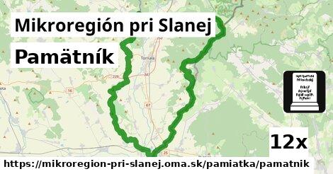 Pamätník, Mikroregión pri Slanej