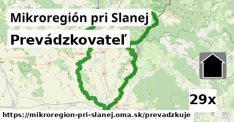 prevádzkovateľ v Mikroregión pri Slanej