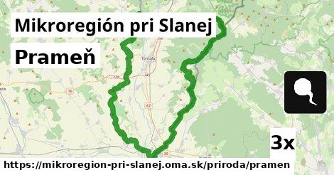 Prameň, Mikroregión pri Slanej