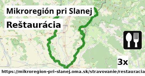 Reštaurácia, Mikroregión pri Slanej