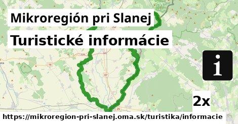 Turistické informácie, Mikroregión pri Slanej