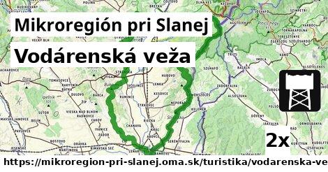 Vodárenská veža, Mikroregión pri Slanej