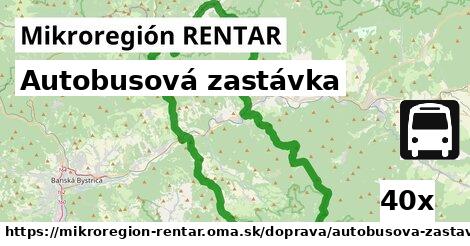 Autobusová zastávka, Mikroregión RENTAR