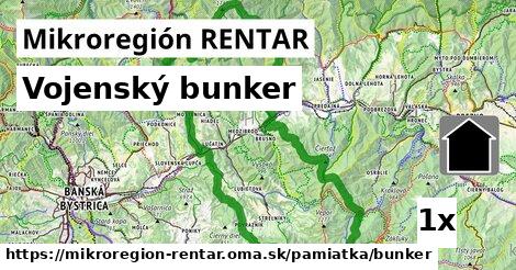 vojenský bunker v Mikroregión RENTAR