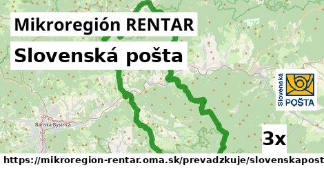 Slovenská pošta, Mikroregión RENTAR