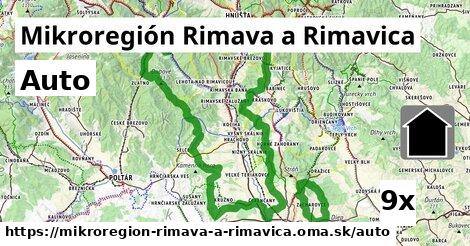 auto v Mikroregión Rimava a Rimavica