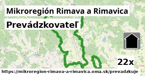 prevádzkovateľ v Mikroregión Rimava a Rimavica