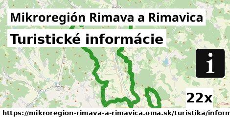 Turistické informácie, Mikroregión Rimava a Rimavica