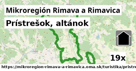 Prístrešok, altánok, Mikroregión Rimava a Rimavica