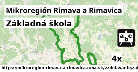 Základná škola, Mikroregión Rimava a Rimavica