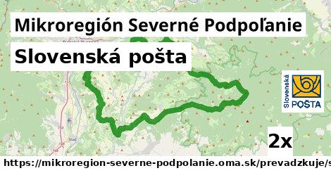 Slovenská pošta, Mikroregión Severné Podpoľanie