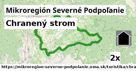 Chranený strom, Mikroregión Severné Podpoľanie